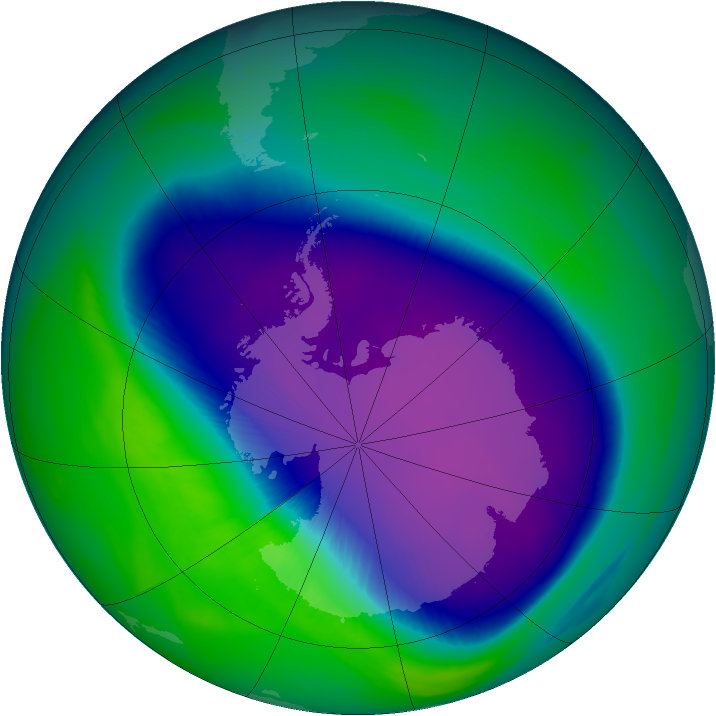 Ozone Map 2006-10-03